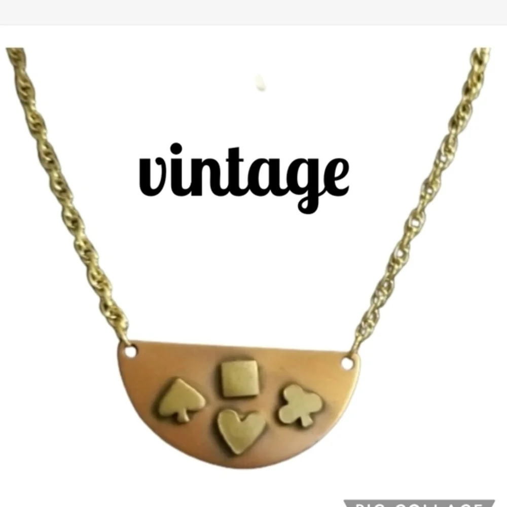 Vintage  poker necklace‎